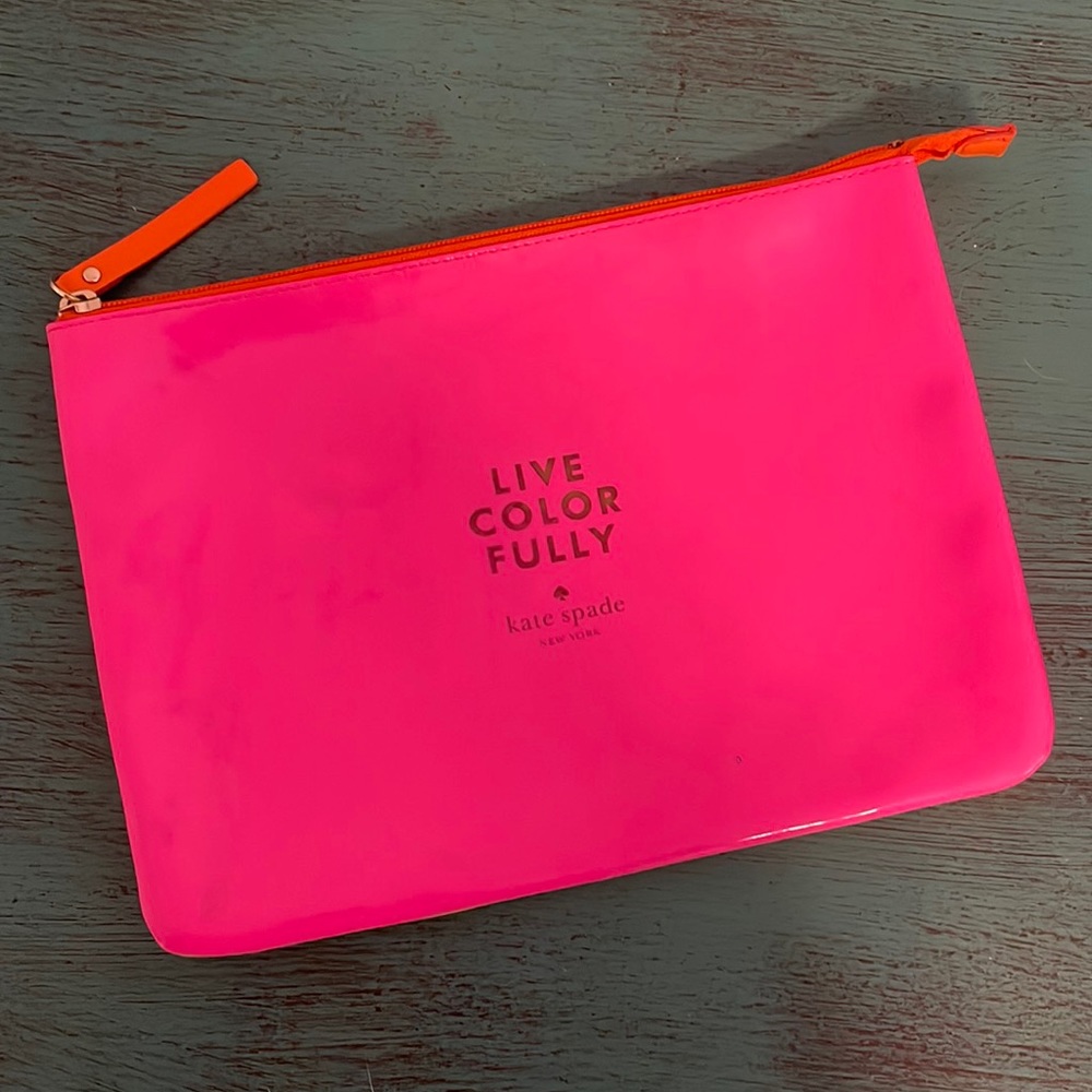 Kate Spade zippered pouch.